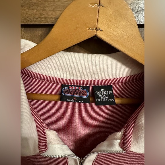 Vintage San Francisco 49ers Polo 1997 1/4 Zip NFL Active EUC Embroidered Logo - Picture 9 of 13